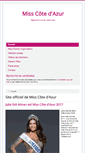 Mobile Screenshot of misscotedazur.fr